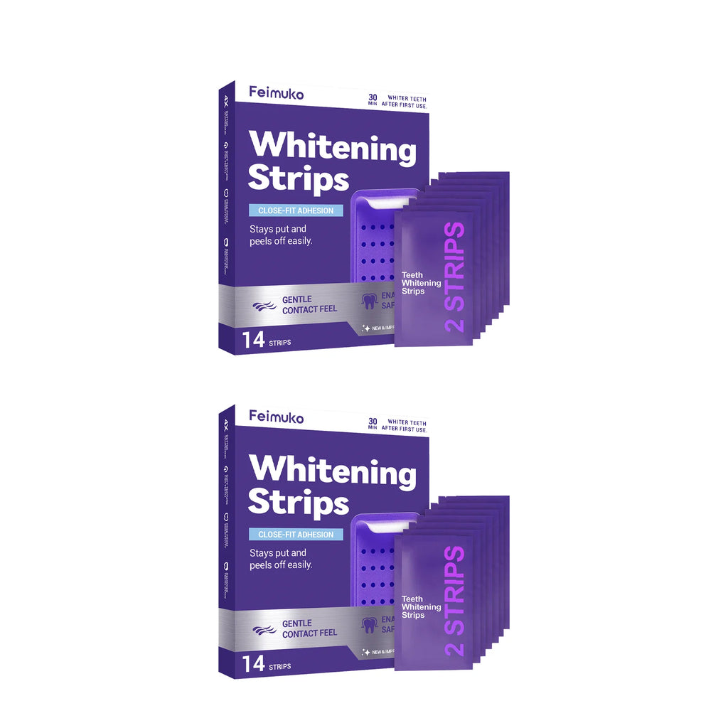 Purple Teeth Whitening Strips Brighteni Tooth Improve Dental Yellowing Bright Smile Cleaning Oral Hygiene Teeth Bleaching Strip